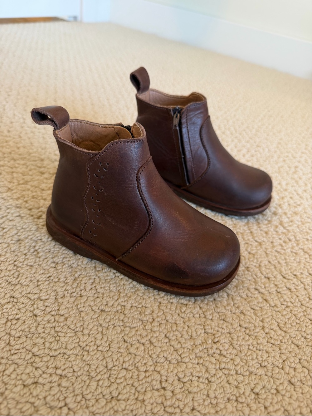 Adelisa & Co Ophelia Brown leather boots